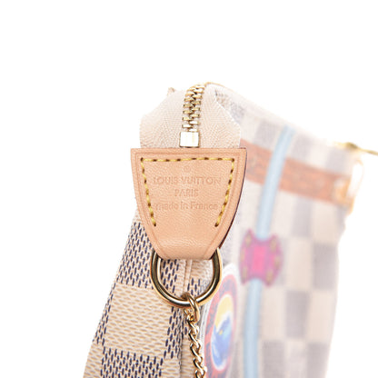 Louis Vuitton Damier Azur Summer Trunks Hawaii Mini Pochette Accessories 8 of 10