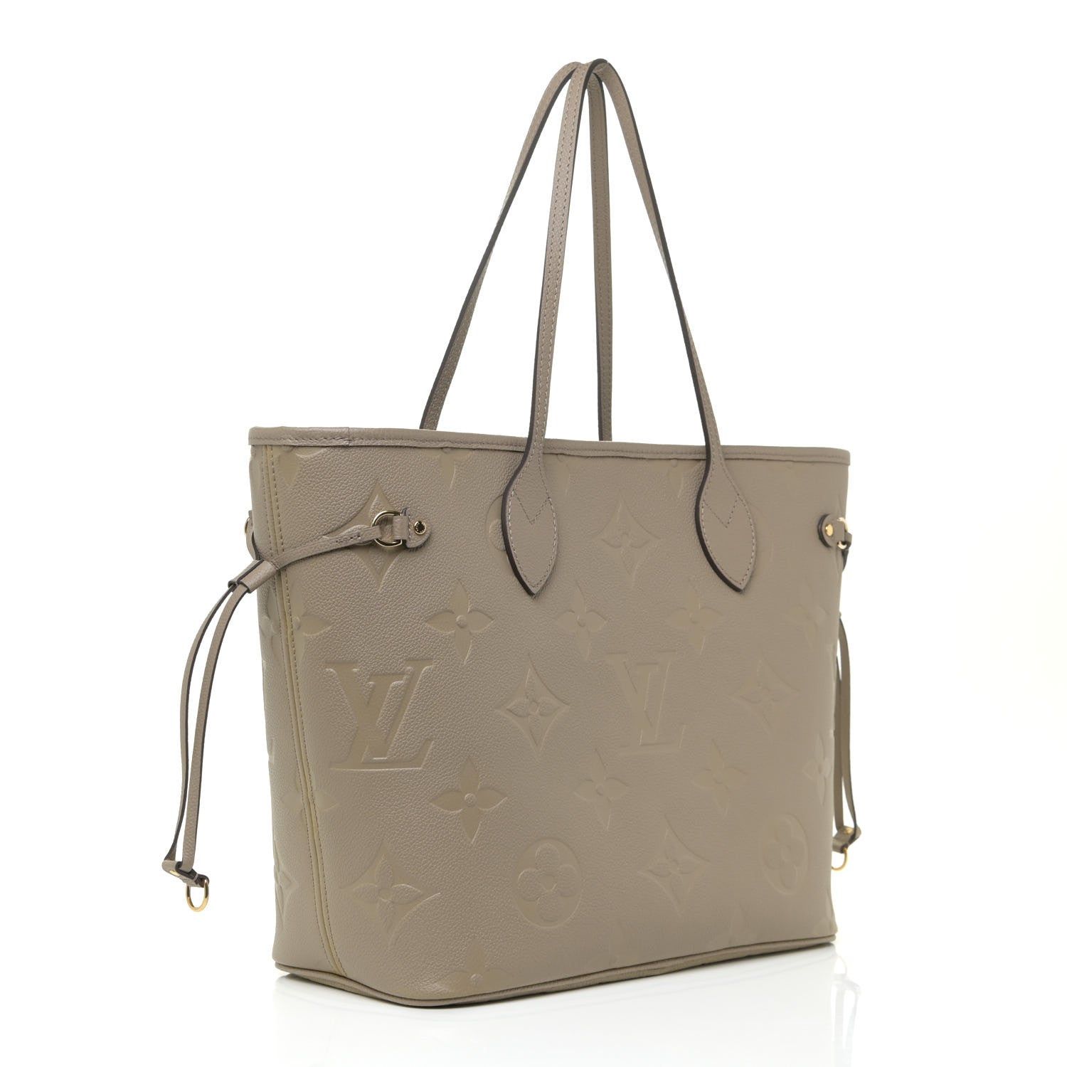 Louis Vuitton Empreinte Monogram Giant Neverfull MM Tourterelle 3 of 12