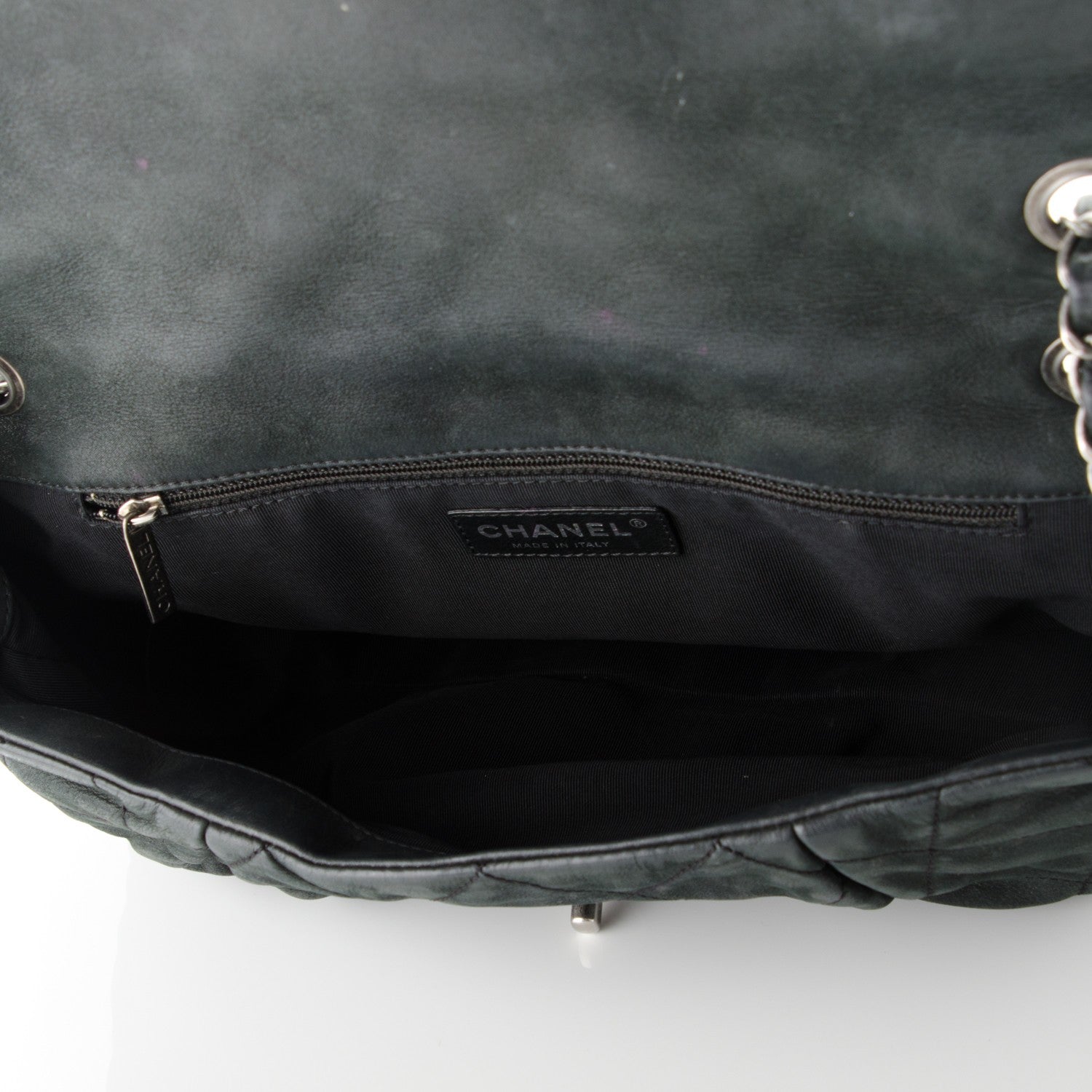 Chanel Iridescent Calfskin Large Chic Quilt Flap Black 5 of 8