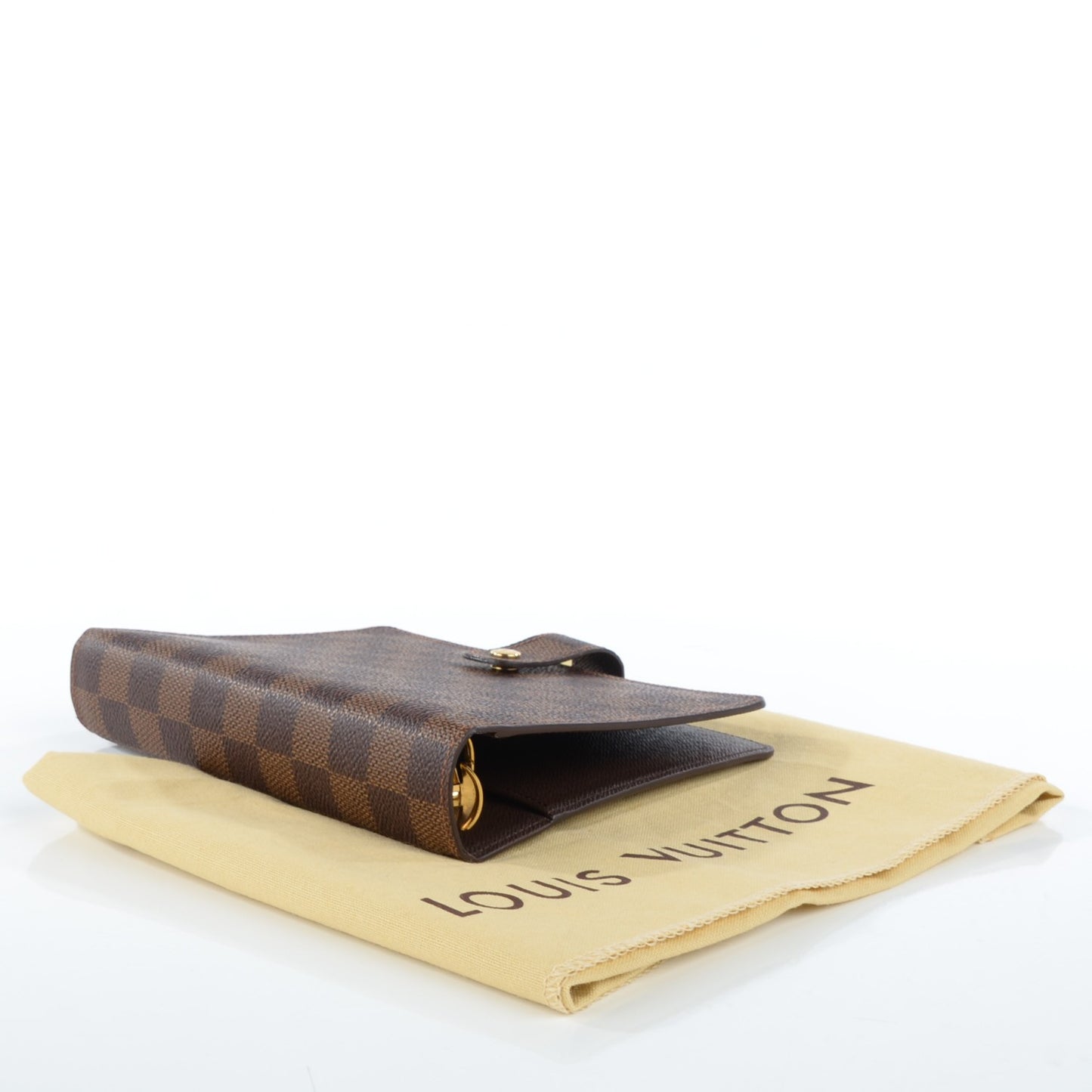 Damier Ebene Medium Ring Agenda Cover
