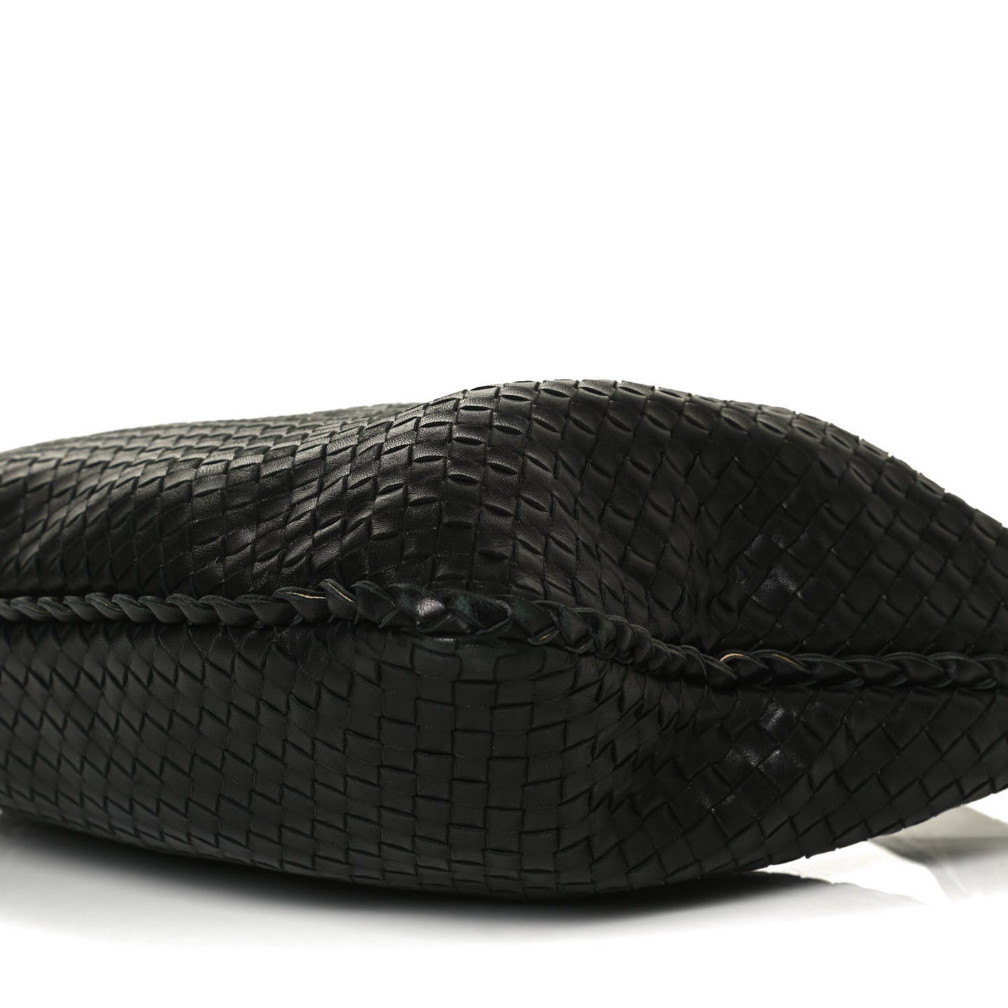 Nappa Intrecciato Large Veneta Hobo Black