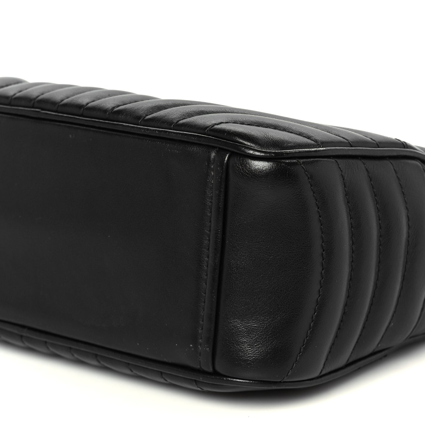 Soft Calfskin Diagramme Camera Bag Black