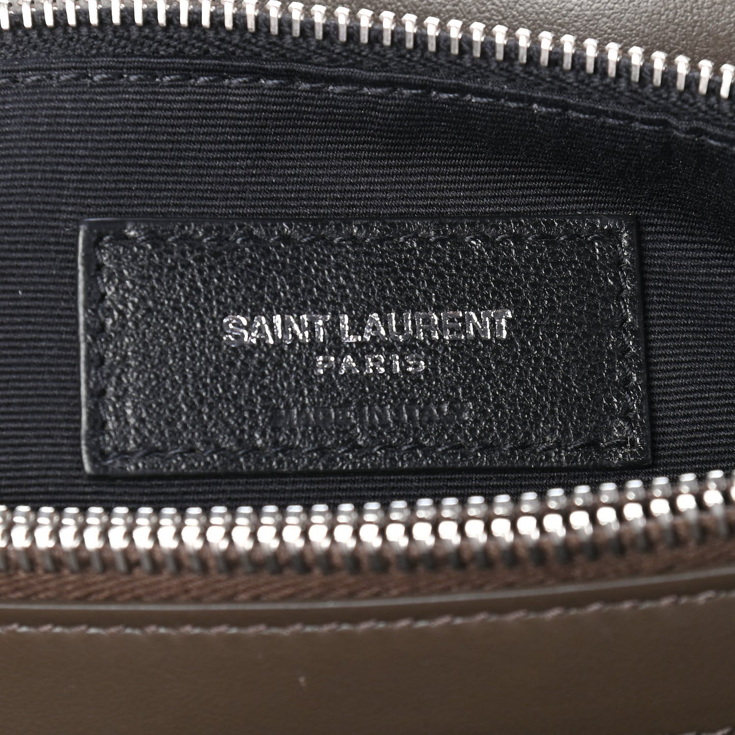 Calfskin Y Quilted Monogram Large Loulou Chain Satchel Kaki Fonce