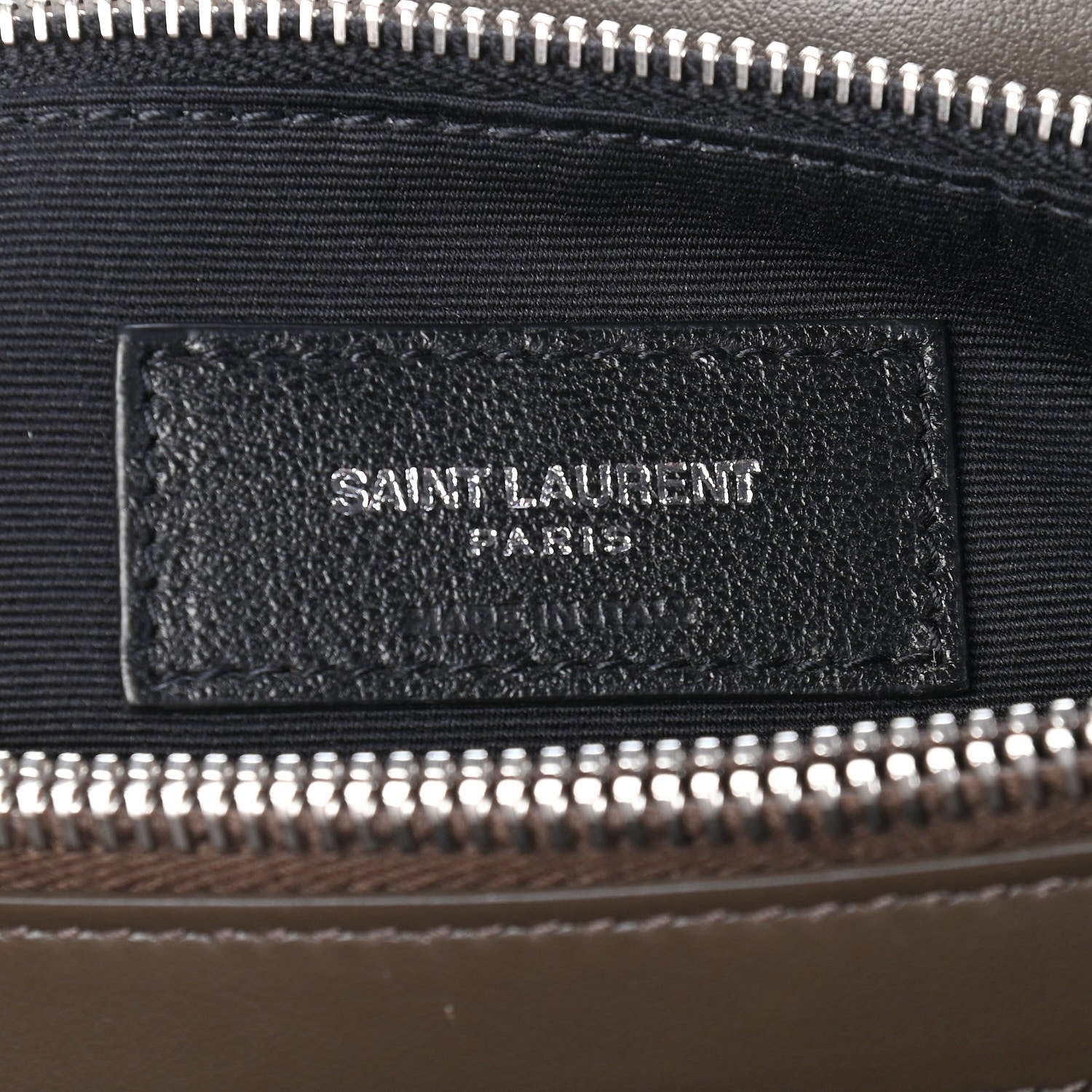 Saint Laurent Calfskin Y Quilted Monogram Large Loulou Chain Satchel Kaki Fonce 6 of 9