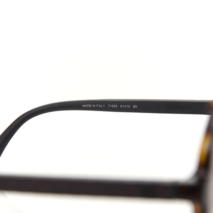 Chanel Acetate Wood Rubber Square Sunglasses 9076 Dark Tortoise 6 of 8