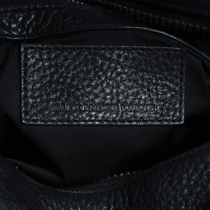 Alexander Wang Pebbled Leather Rocco Duffel Black Pale Gold Hardware 6 of 6