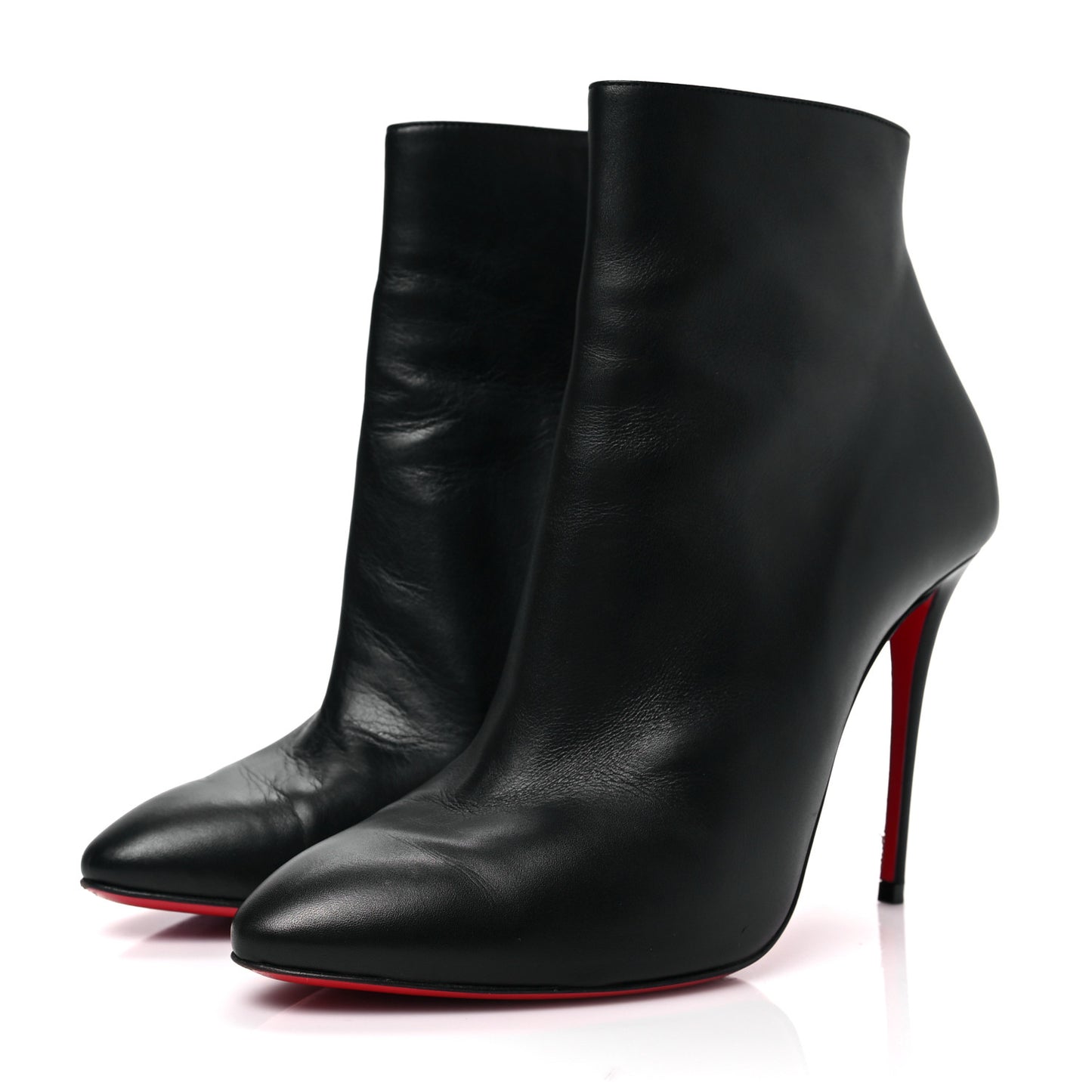 Calfskin Eloise Booty 100 Ankle Boots 37.5 Black