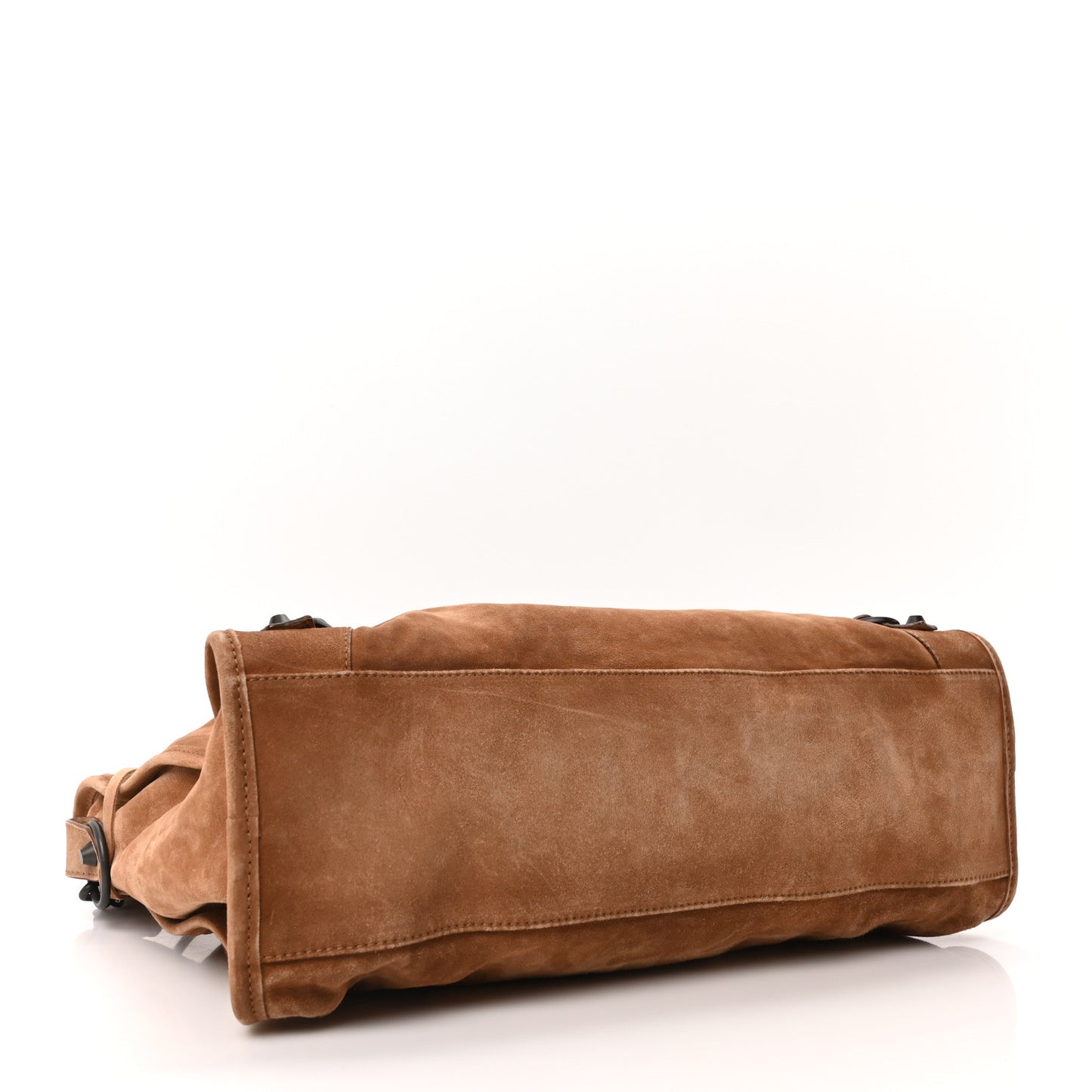 Suede Calfskin Classic Hardware Medium Le City Camel