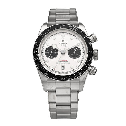 TUDOR Stainless Steel 41mm Black Bay Chronograph Panda Automatic Watch White 79360N 1 of 5