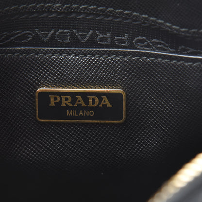 Prada Saffiano Lux Mini Promenade Tote Black 6 of 11