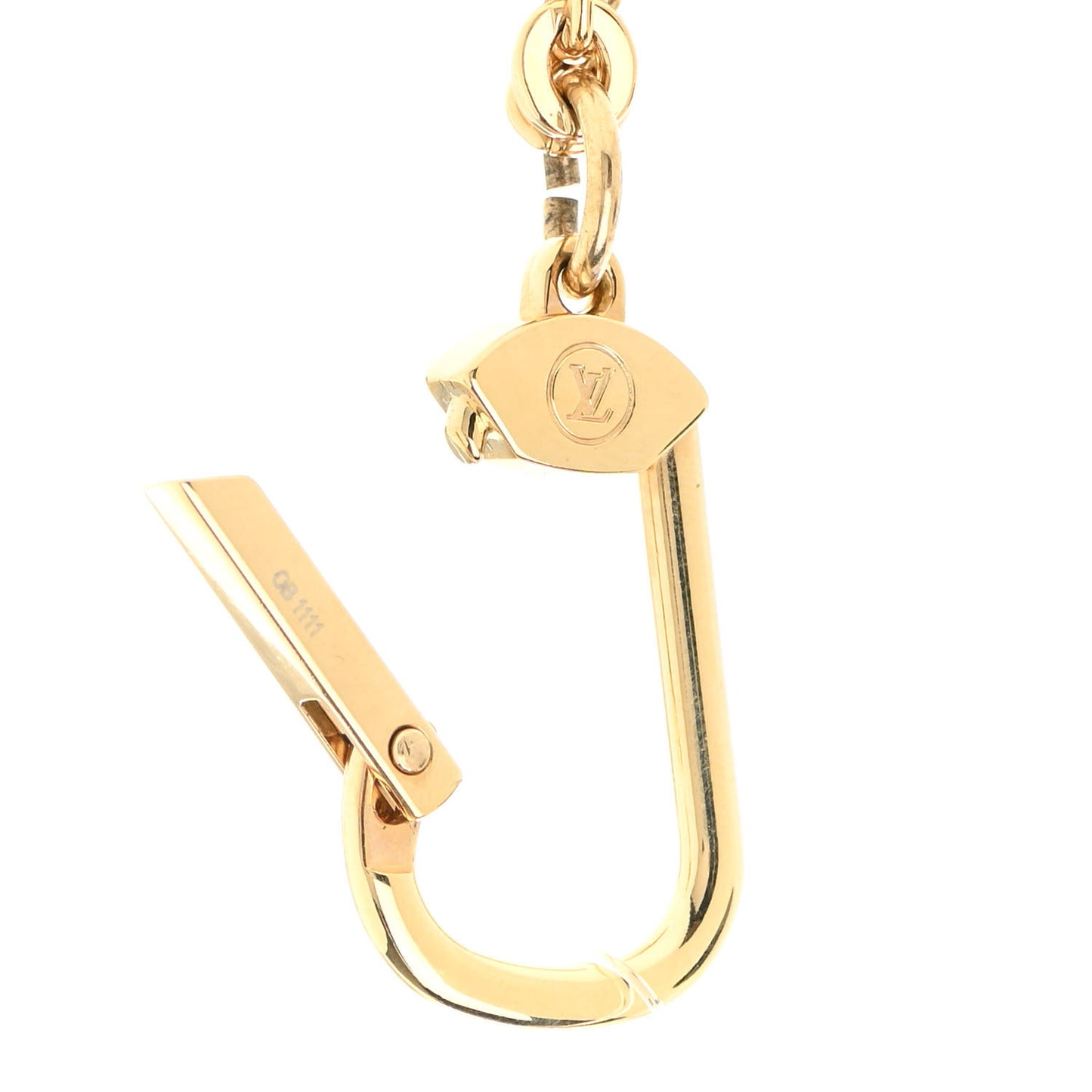 Rayures Coeur Bag Charm Key Holder Amarante