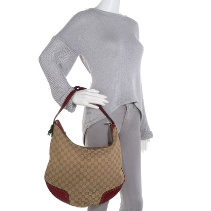 Gucci Monogram Princy Hobo Red 2 of 7