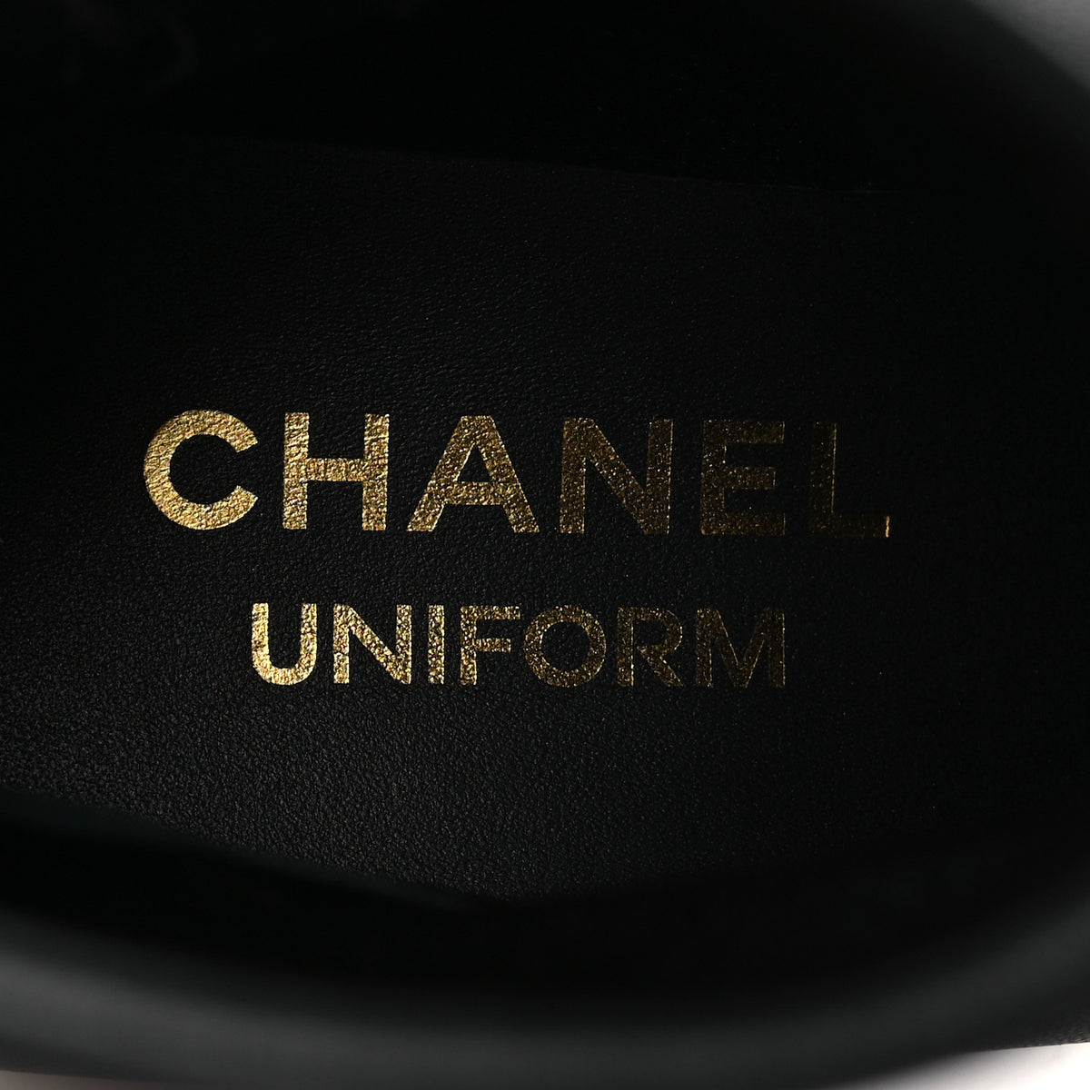 Chanel Stretch Lambskin Cap Toe CC Uniform Short Boots 36 Black 9 of 11