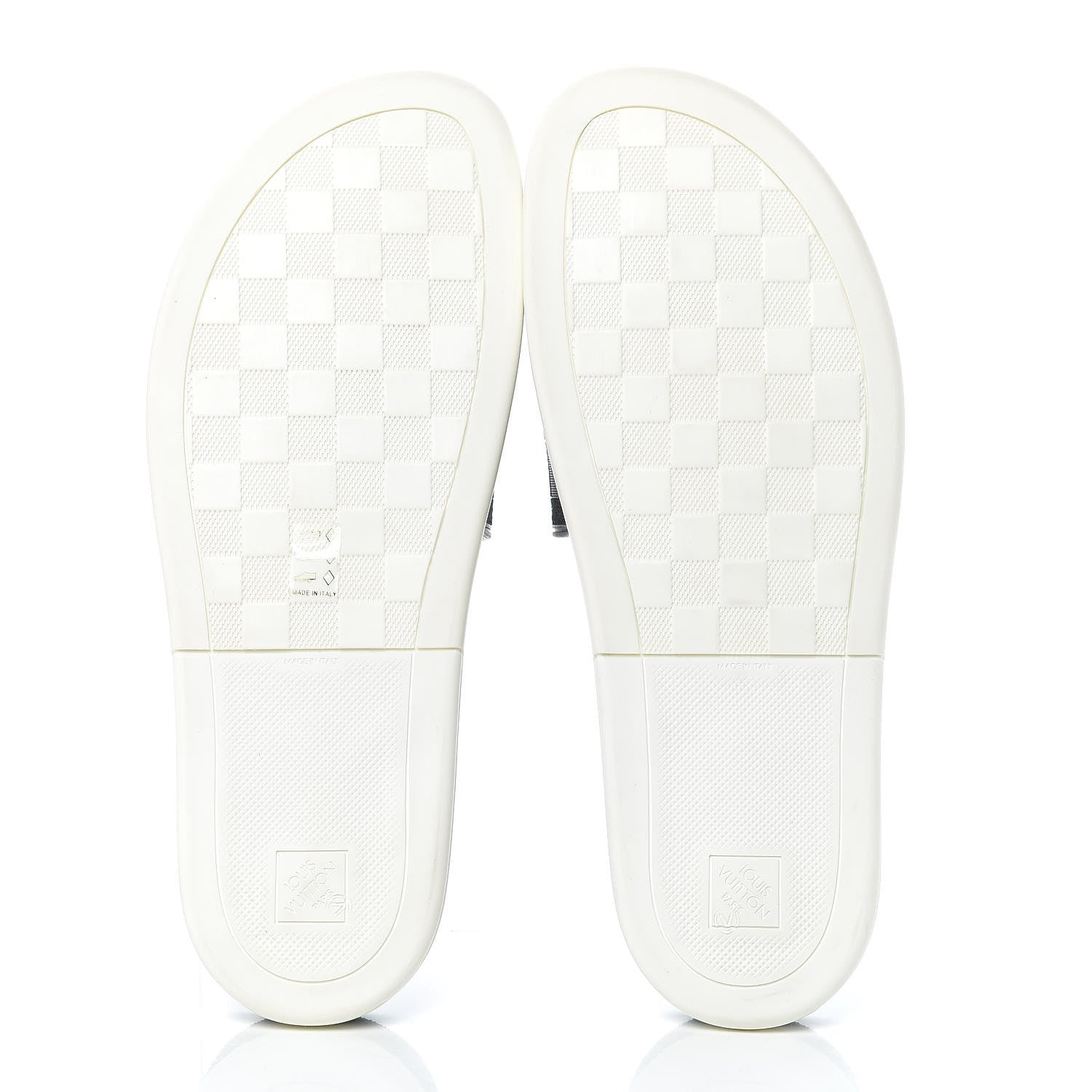 Louis Vuitton Damier Graphite Mens Waterfront Slide Sandal 13 Black 6 of 7