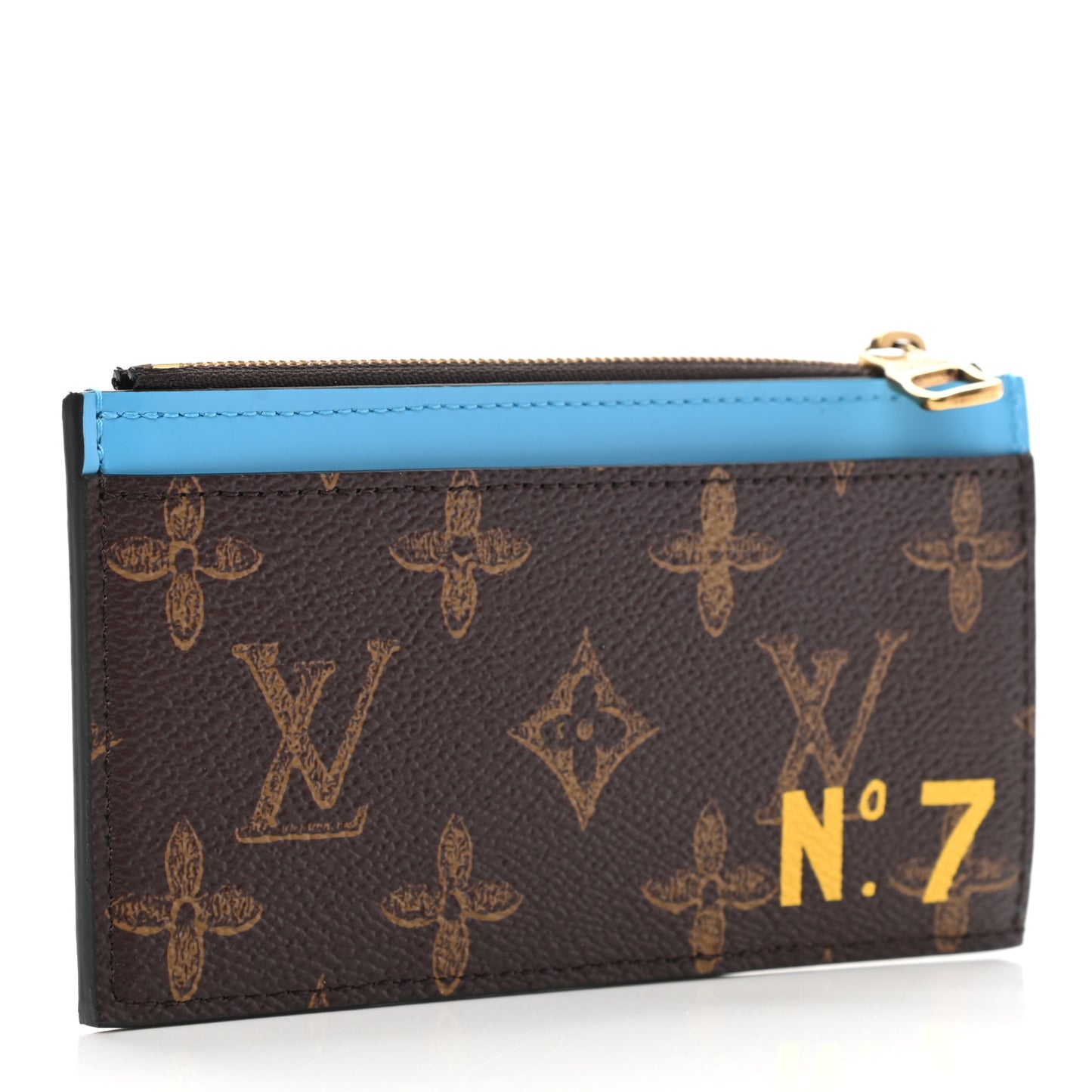 Monogram Vintage Calfskin Trunk L'œil Coin Card Holder