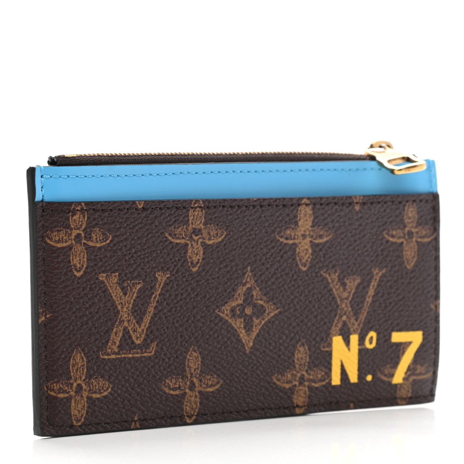 Louis Vuitton Monogram Vintage Calfskin Trunk L'œil Coin Card Holder 3 of 7