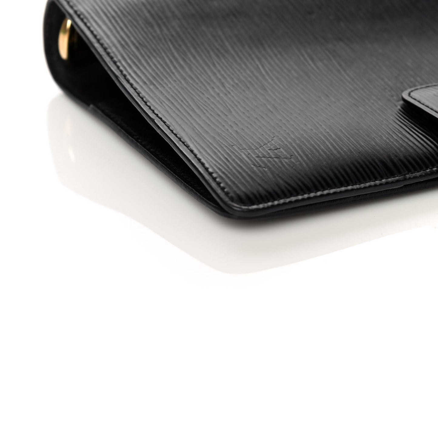 Epi Medium Ring Agenda Cover Black