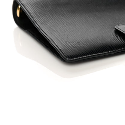 Louis Vuitton Epi Medium Ring Agenda Cover Black 7 of 11