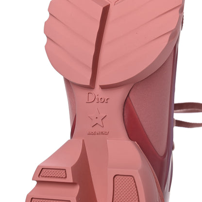 Christian Dior Neoprene Rubber Womens D-Connect Sneakers 39 Deep Nude 7 of 8