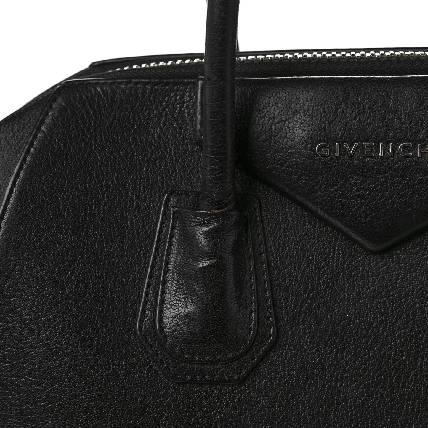Sugar Goatskin Medium Antigona Black