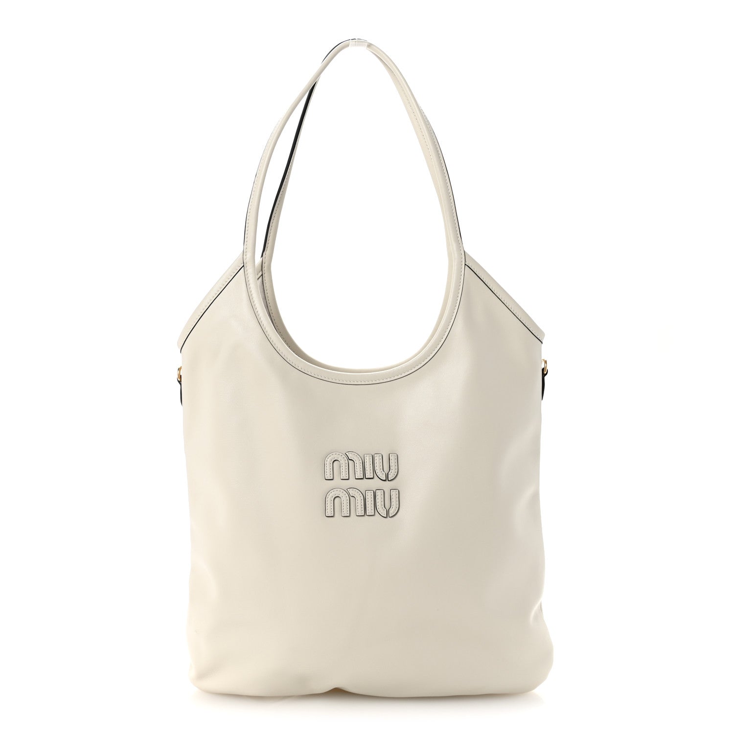 Miu Miu Nappa Ivy Bag Talco 1 of 10
