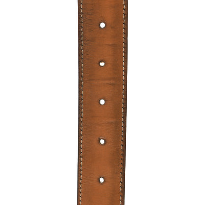 Hermes Box Chamonix 32mm H Belt 90 Black Gold 4 of 12