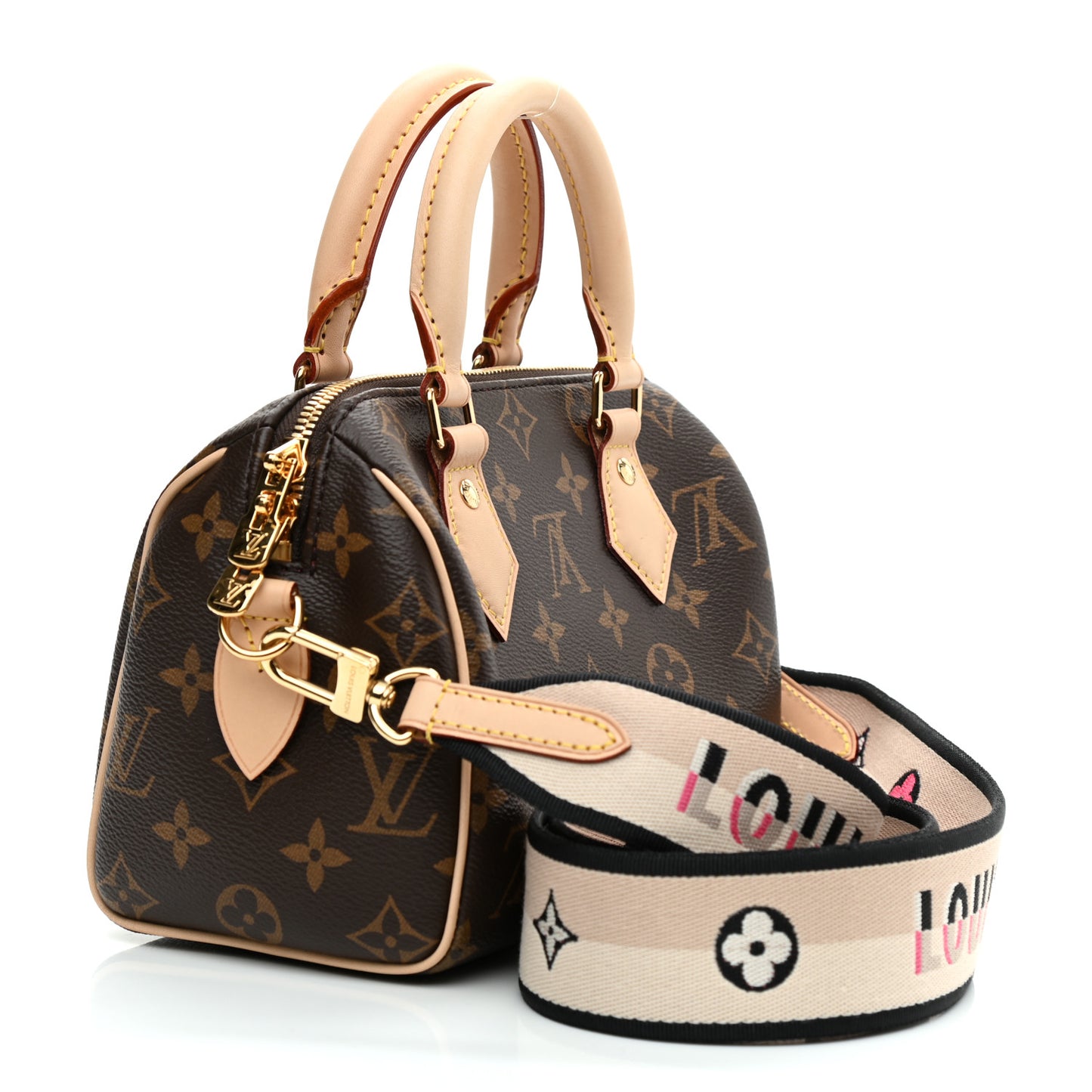 Monogram Speedy Bandouliere 20 Black
