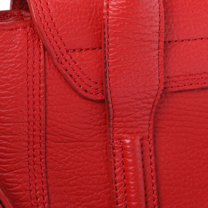 3.1 Phillip Lim Textured Calfskin Mini Pashli Satchel Red 11 of 12