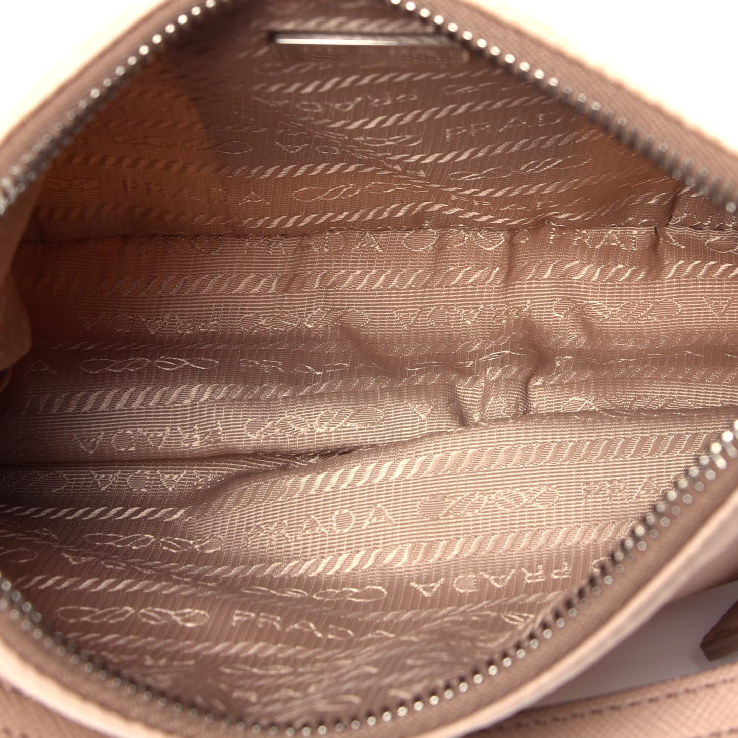 Re-Nylon Saffiano Mini Re-Edition 2005 Bag Cammeo