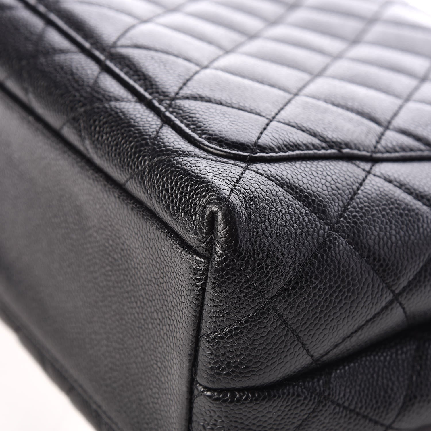 Chanel Caviar Quilted Jumbo Kelly Flap Black 11 of 12