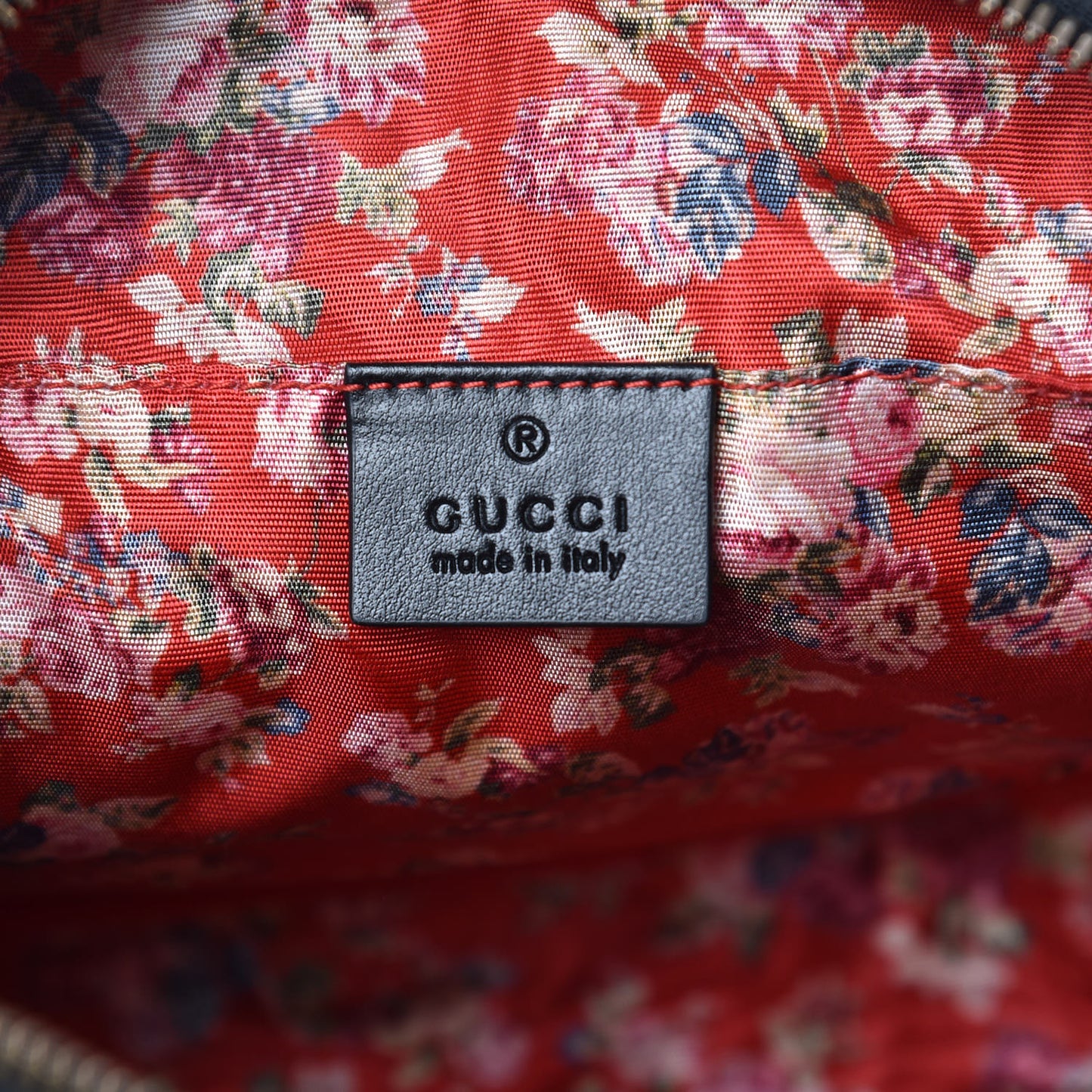 Calfskin Web Trapuntata Small GG Shoulder Bag Black