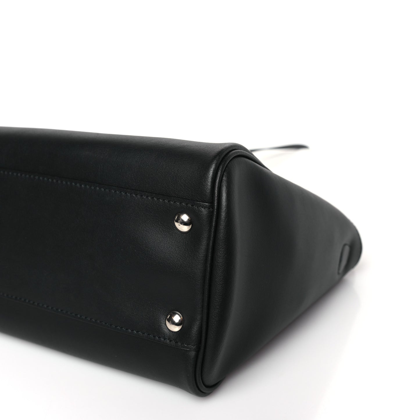 Calfskin Double Handle Small Nolita Satchel Black