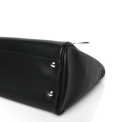 Salvatore Ferragamo Calfskin Double Handle Small Nolita Satchel Black 8 of 8