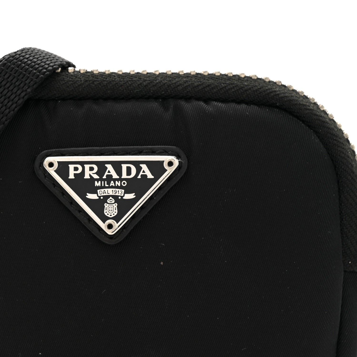 Prada Trick Tessuto Nylon Cargo Pouch Black 7 of 9