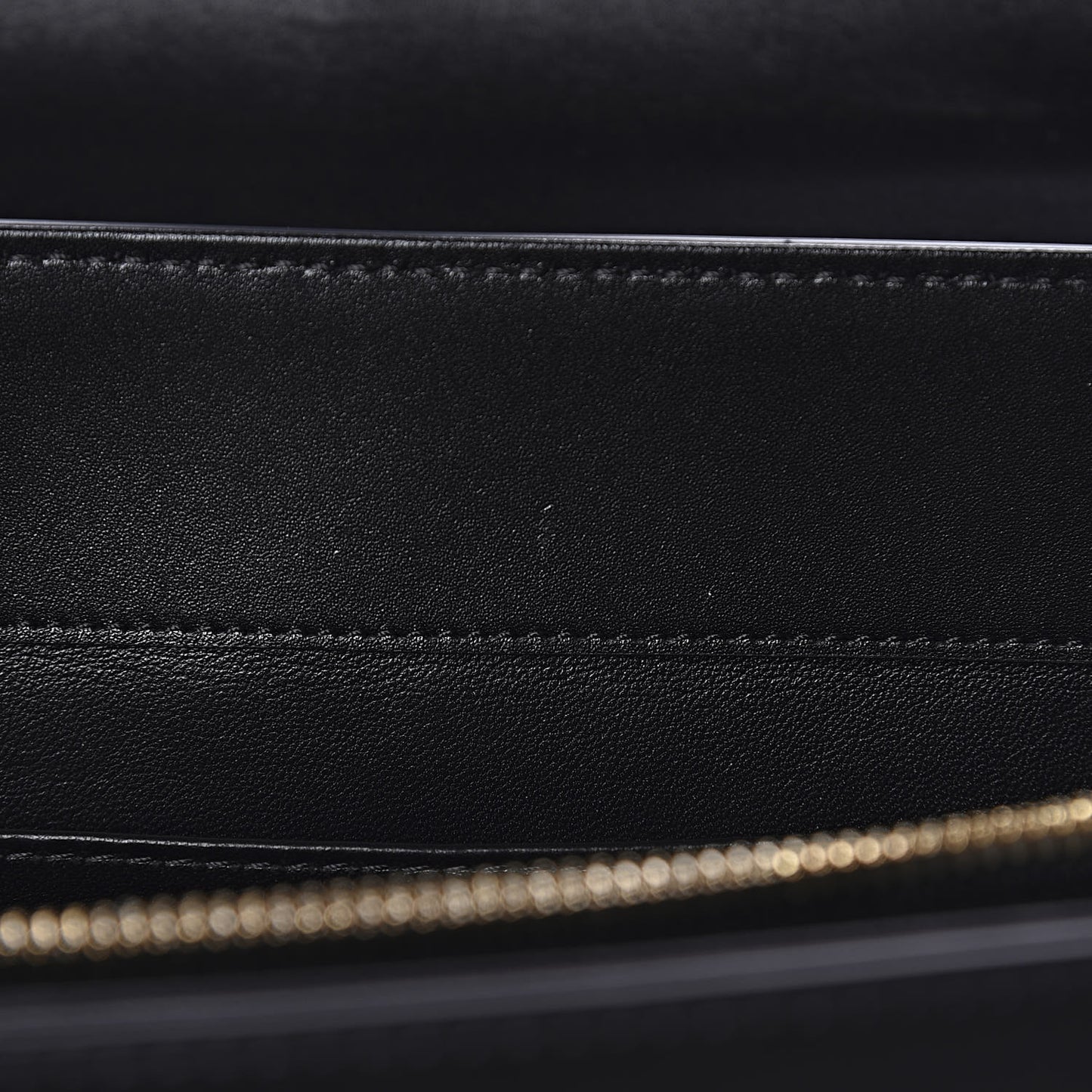 Satinated Calfskin Medium 16 Top Handle Bag Black