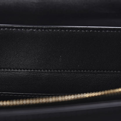Celine Satinated Calfskin Medium 16 Top Handle Bag Black 6 of 12