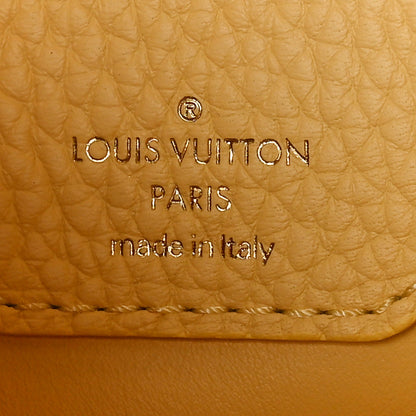 Louis Vuitton Taurillon Capucines MM Cream Plume Yellow 6 of 8