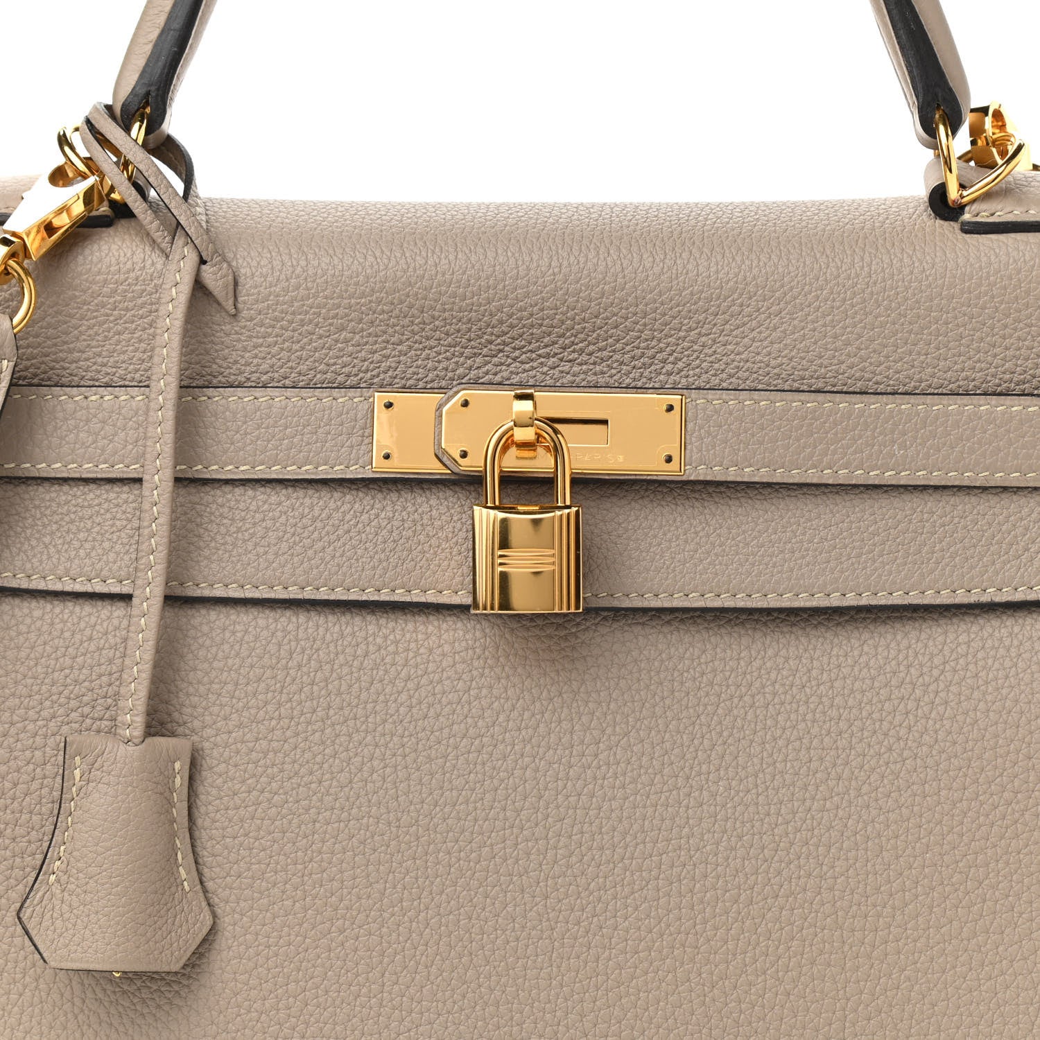 Hermes Togo Kelly Retourne 32 Gris Tourterelle 8 of 11