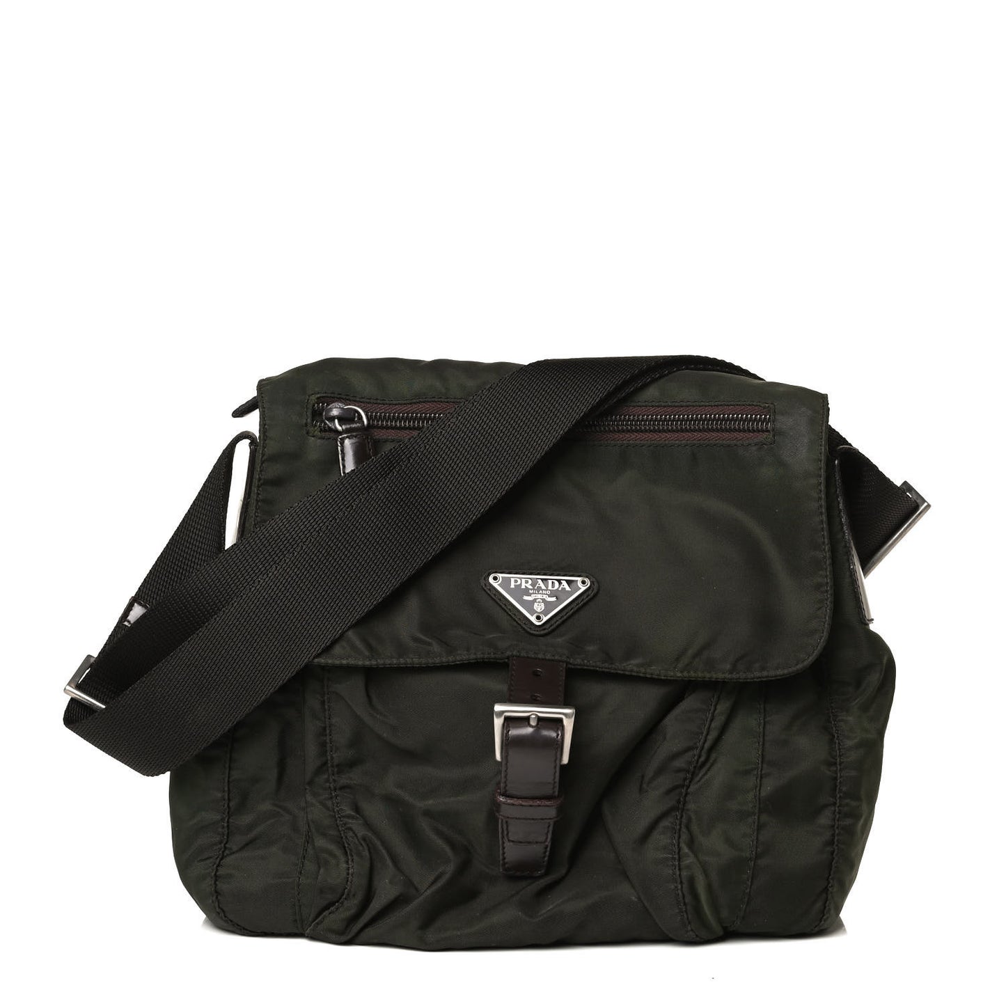 Tessuto Nylon Vela Messenger Ebano