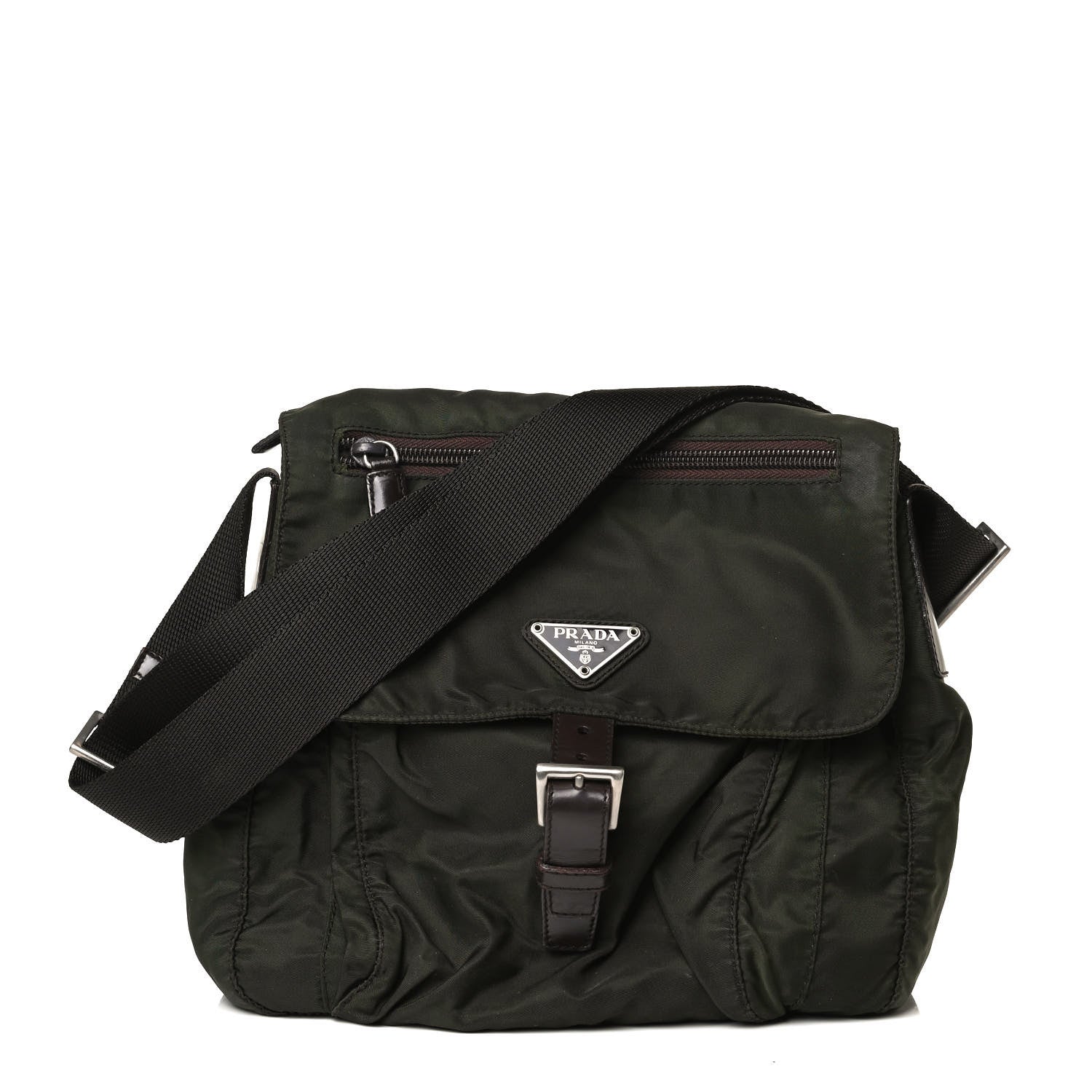 Prada Tessuto Nylon Vela Messenger Ebano 1 of 20