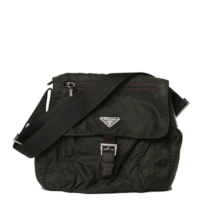 Prada Tessuto Nylon Vela Messenger Ebano 1 of 20