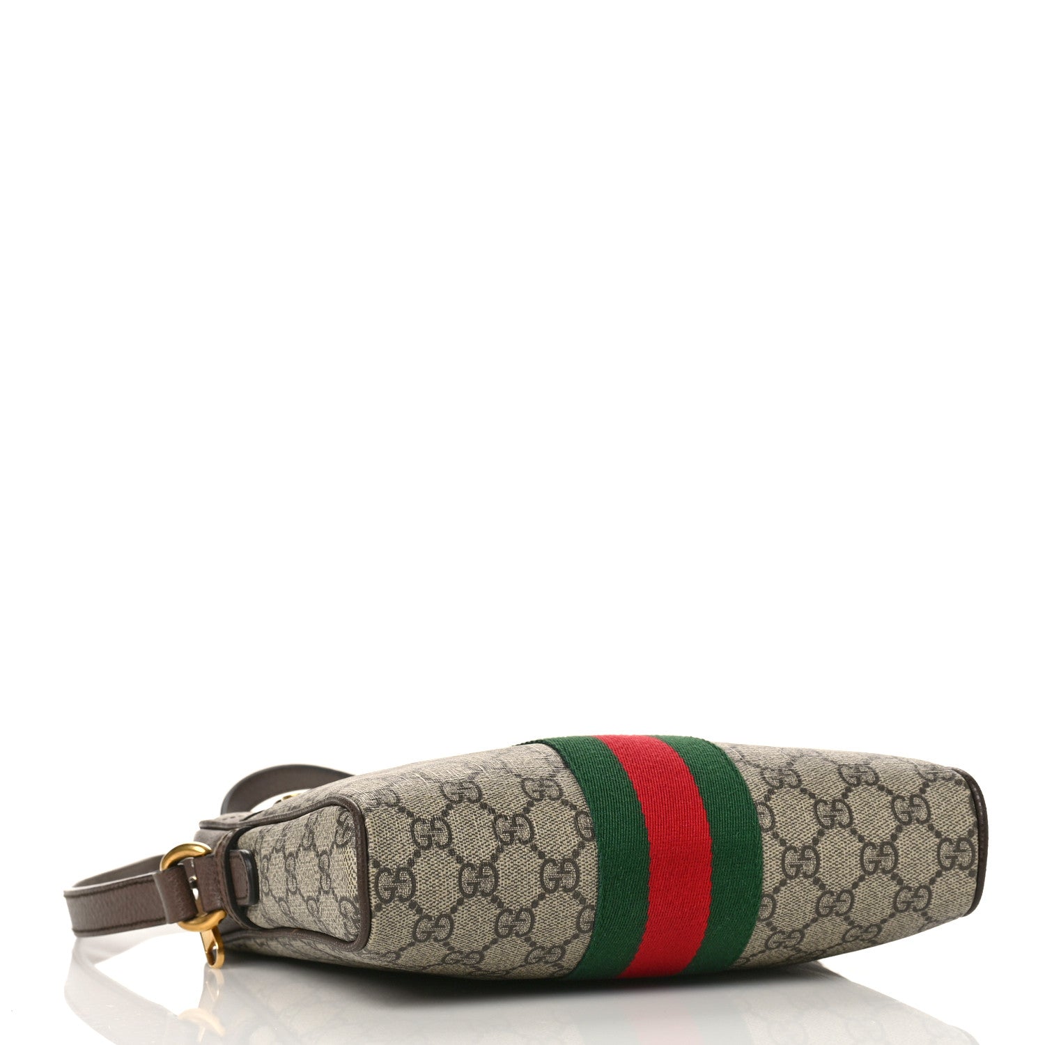 Gucci GG Supreme Monogram Web Small Ophidia Messenger Bag Brown 4 of 9