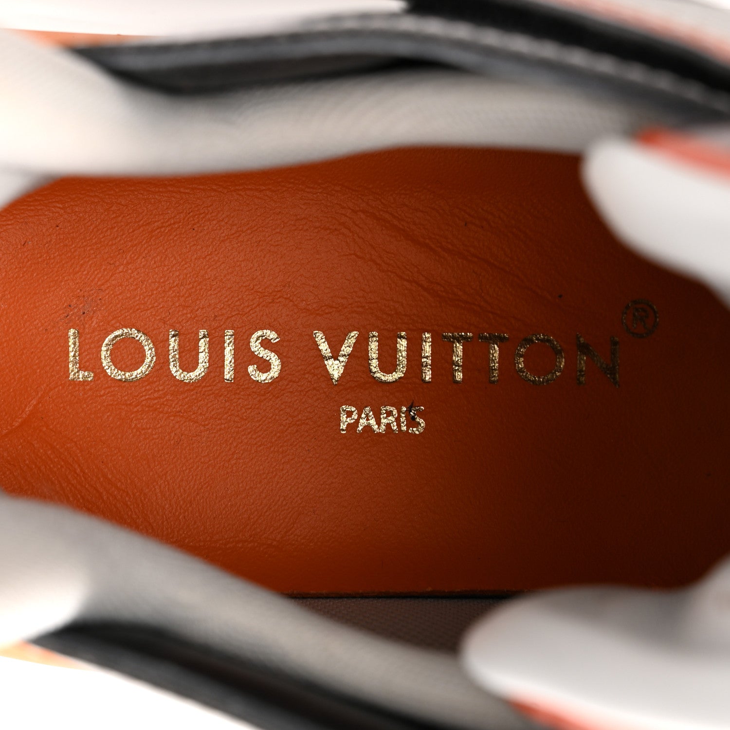 Louis Vuitton Metallic Calfskin Monogram LV Archlight 2.0 Platform Sneakers 37.5 Silver White Orange 7 of 10