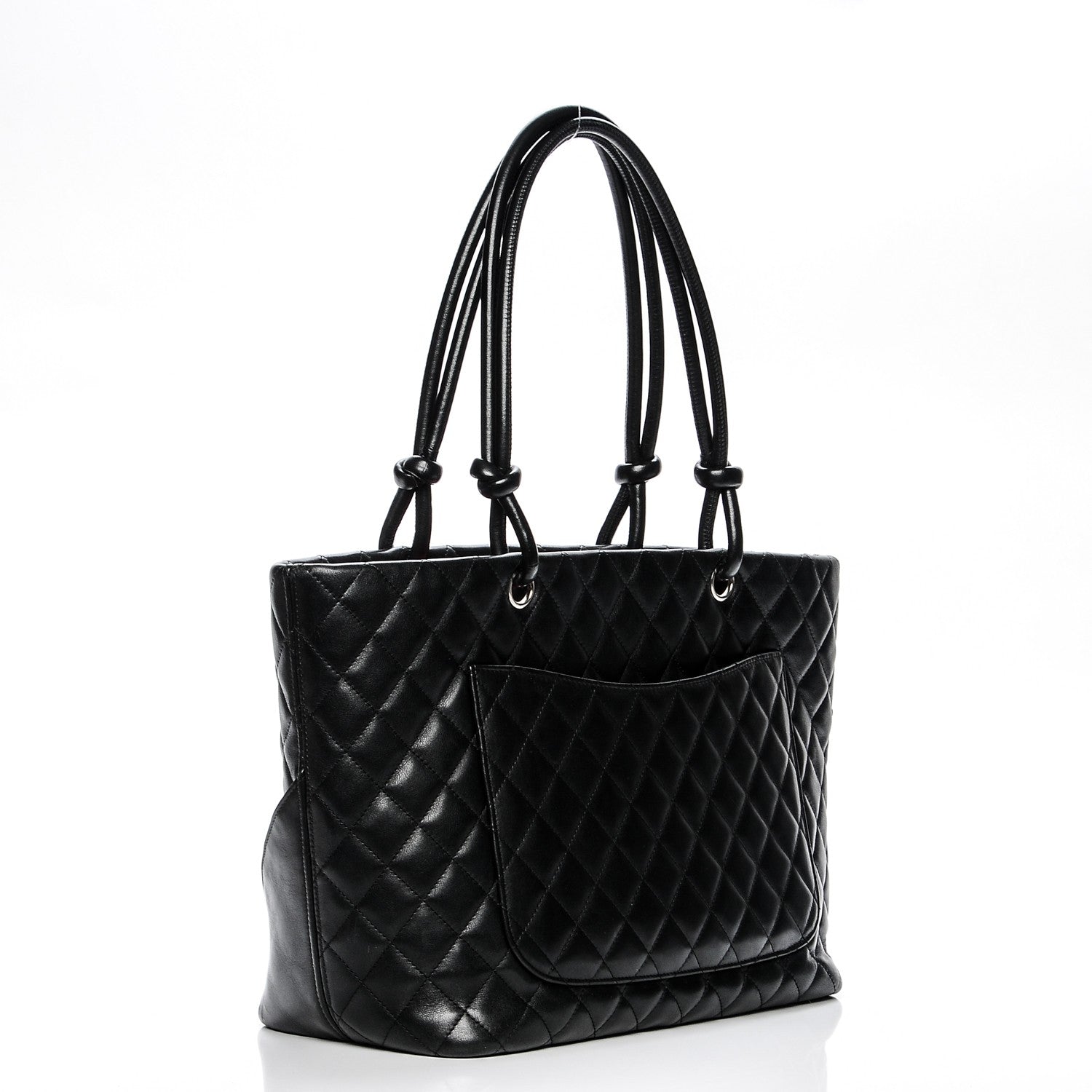 Chanel Calfskin Quilted Large Cambon Tote Black 3 of 7