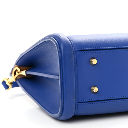 Alexander McQueen Sweet Calfskin Small Heroine 30 Blue 7 of 10