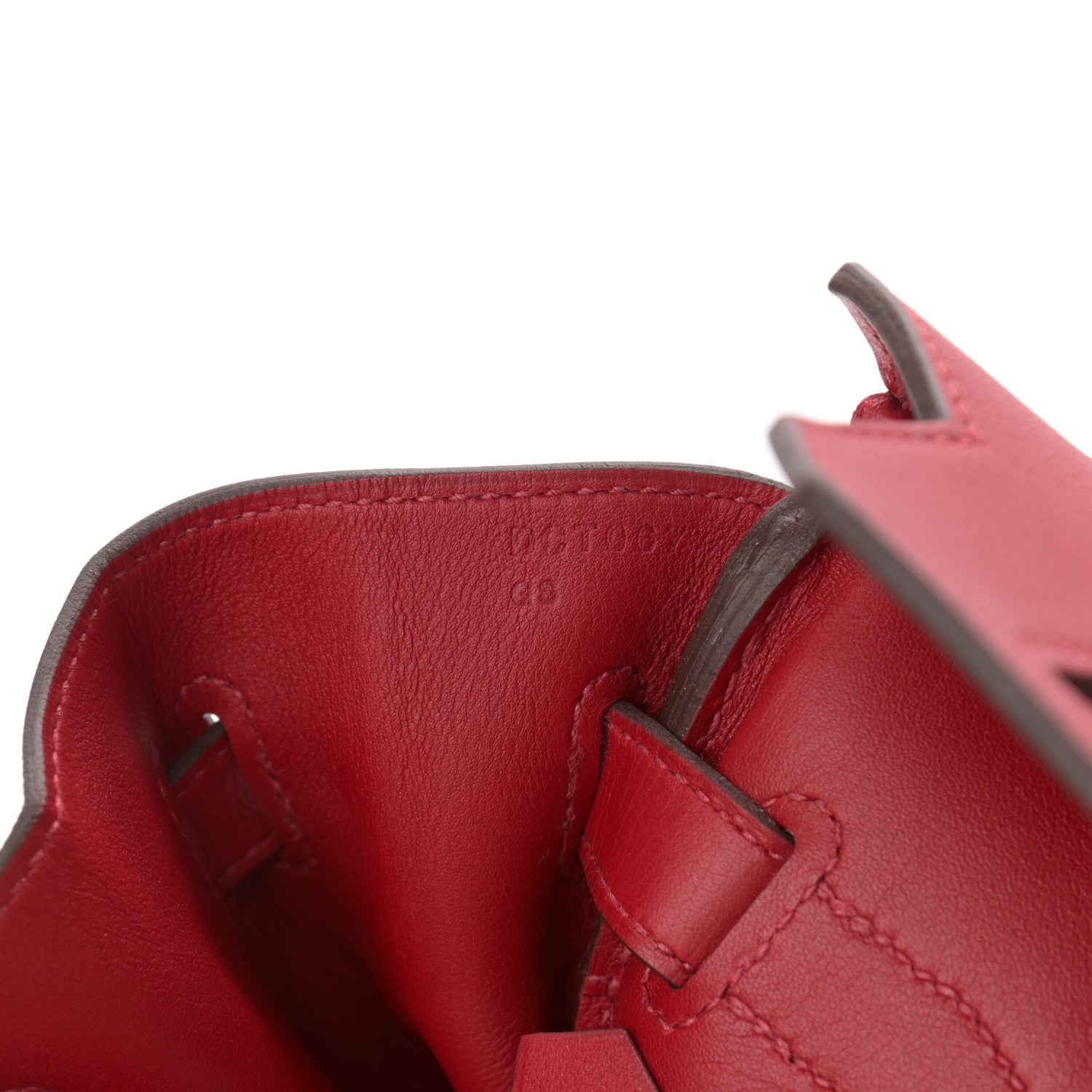 Hermes Swift Epsom Tressage Birkin 30 Rouge Piment Rouge De Coeur Rouge H 7 of 12