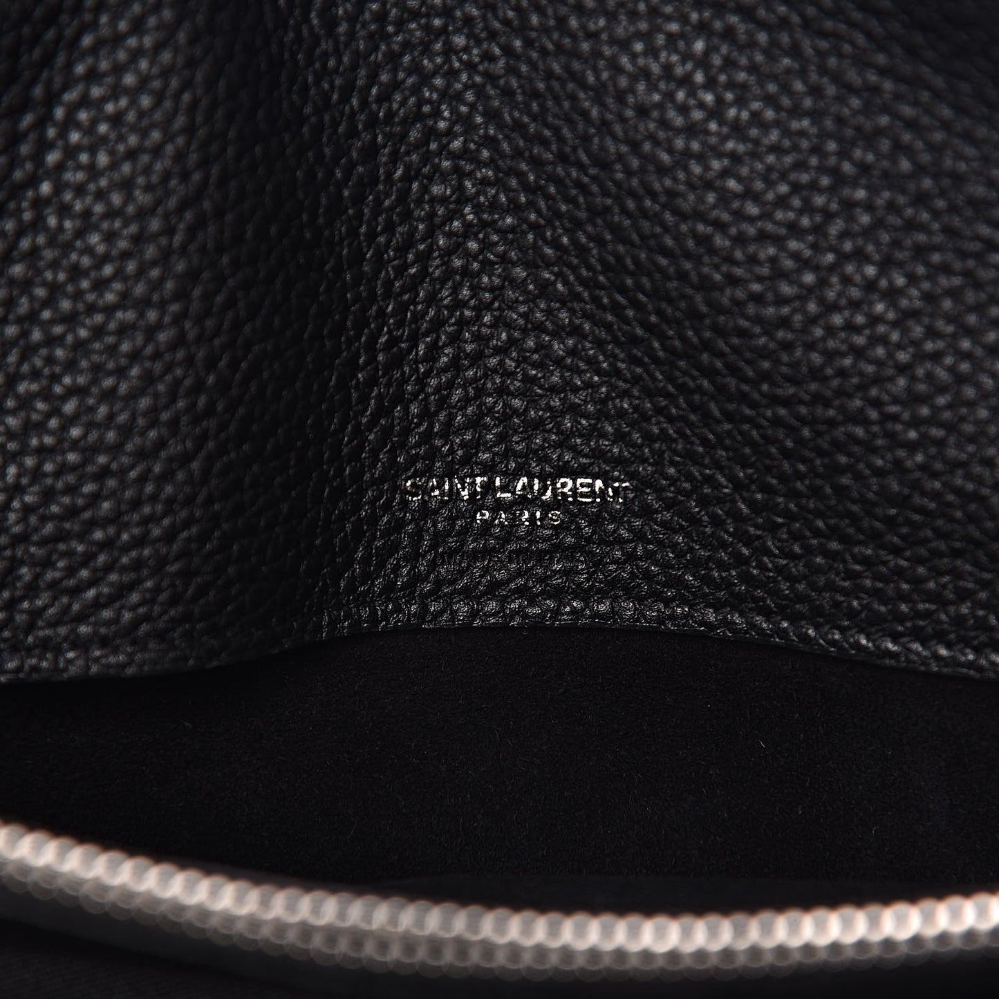 Grained Calfskin Small Souple Sac De Jour Black