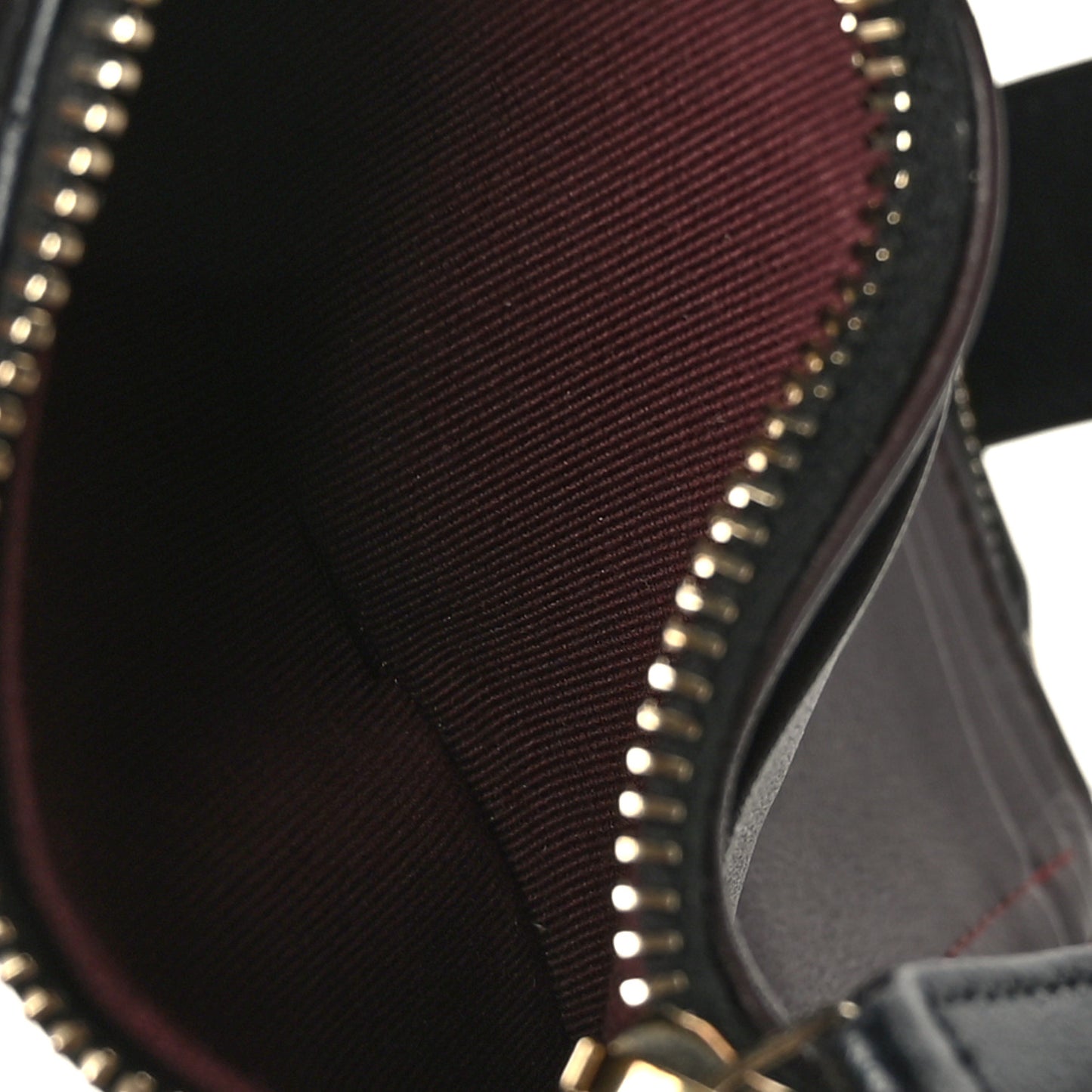 Lambskin Quilted Compact Zipped Pocket Wallet Black