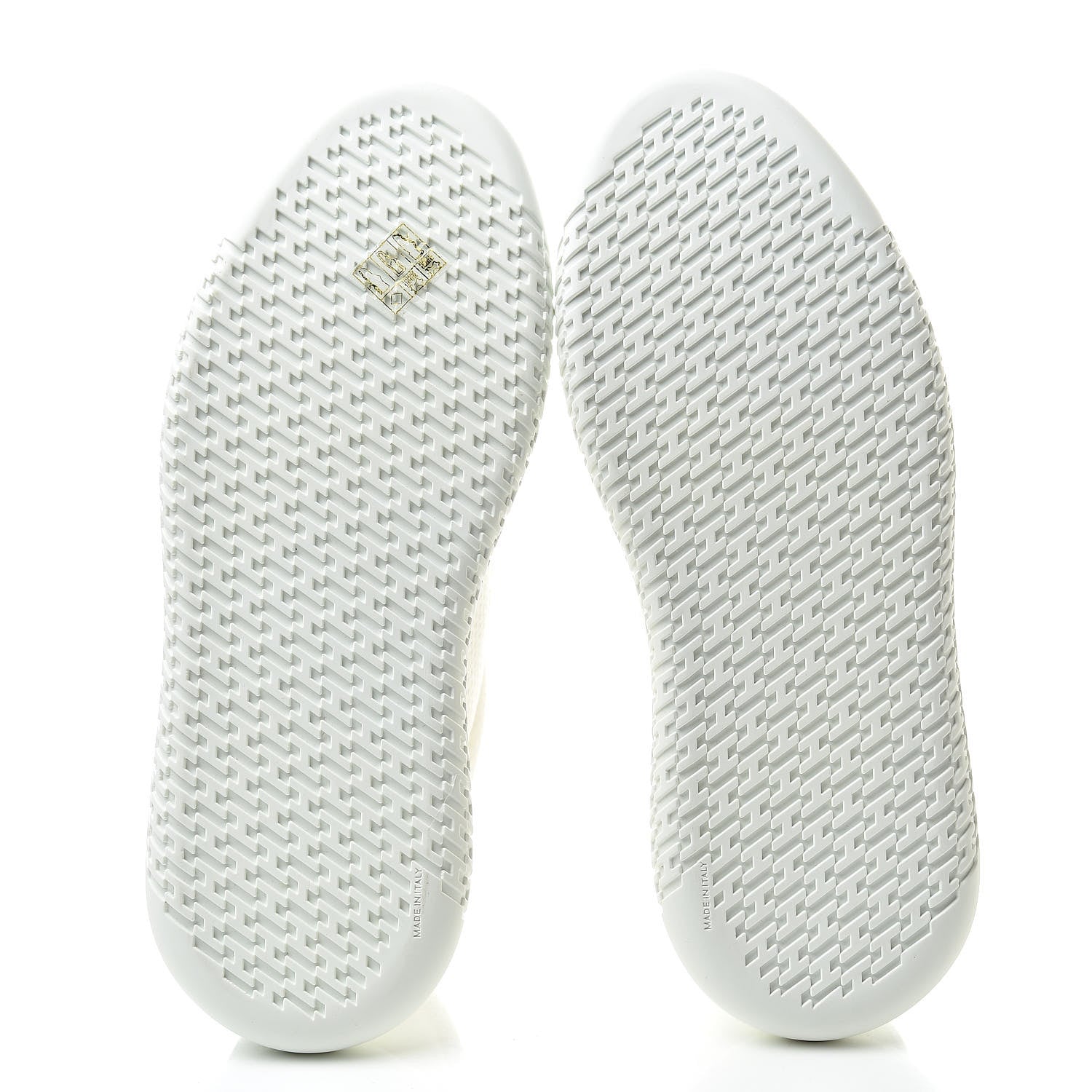 Hermes Mesh Technical Canvas Womens Team Sneakers 39 White 5 of 8