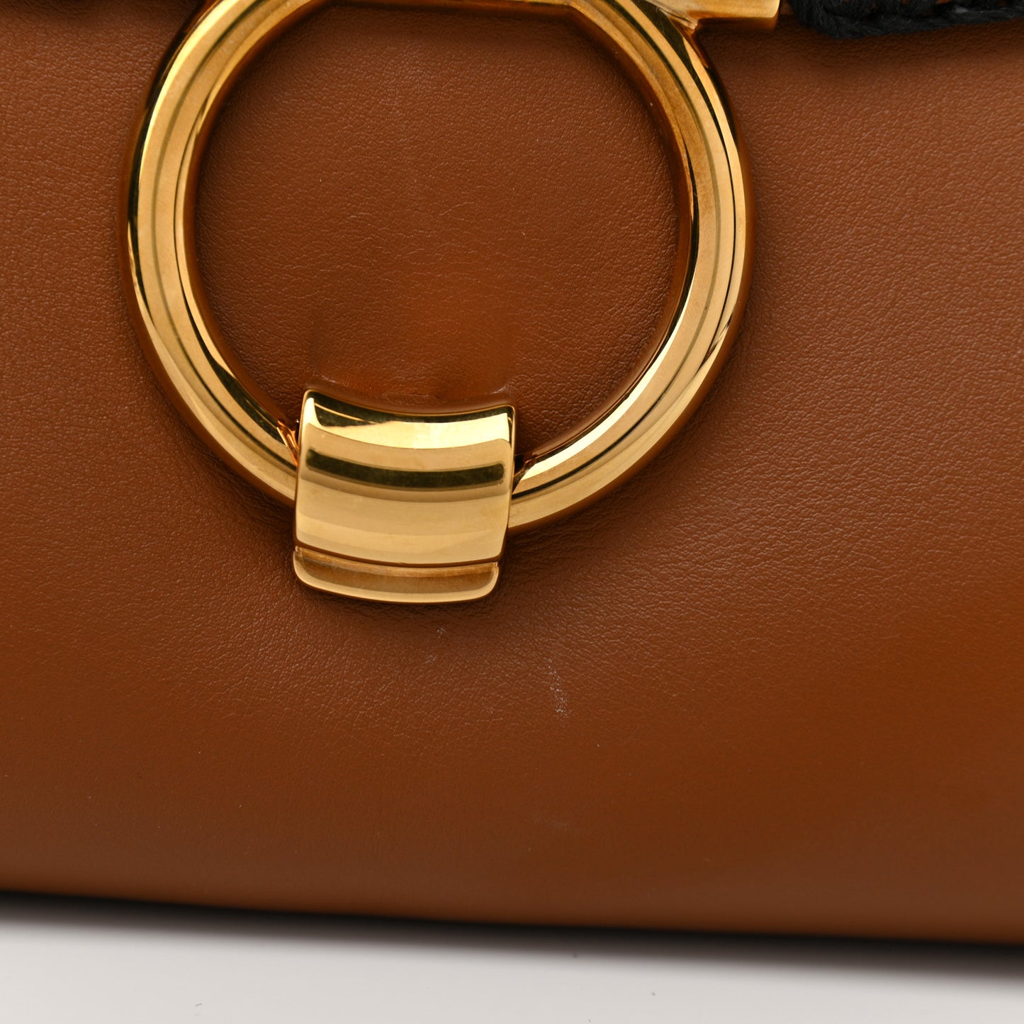 Calfskin Stitched Medium Margot Top Handle Satchel New Vicuna